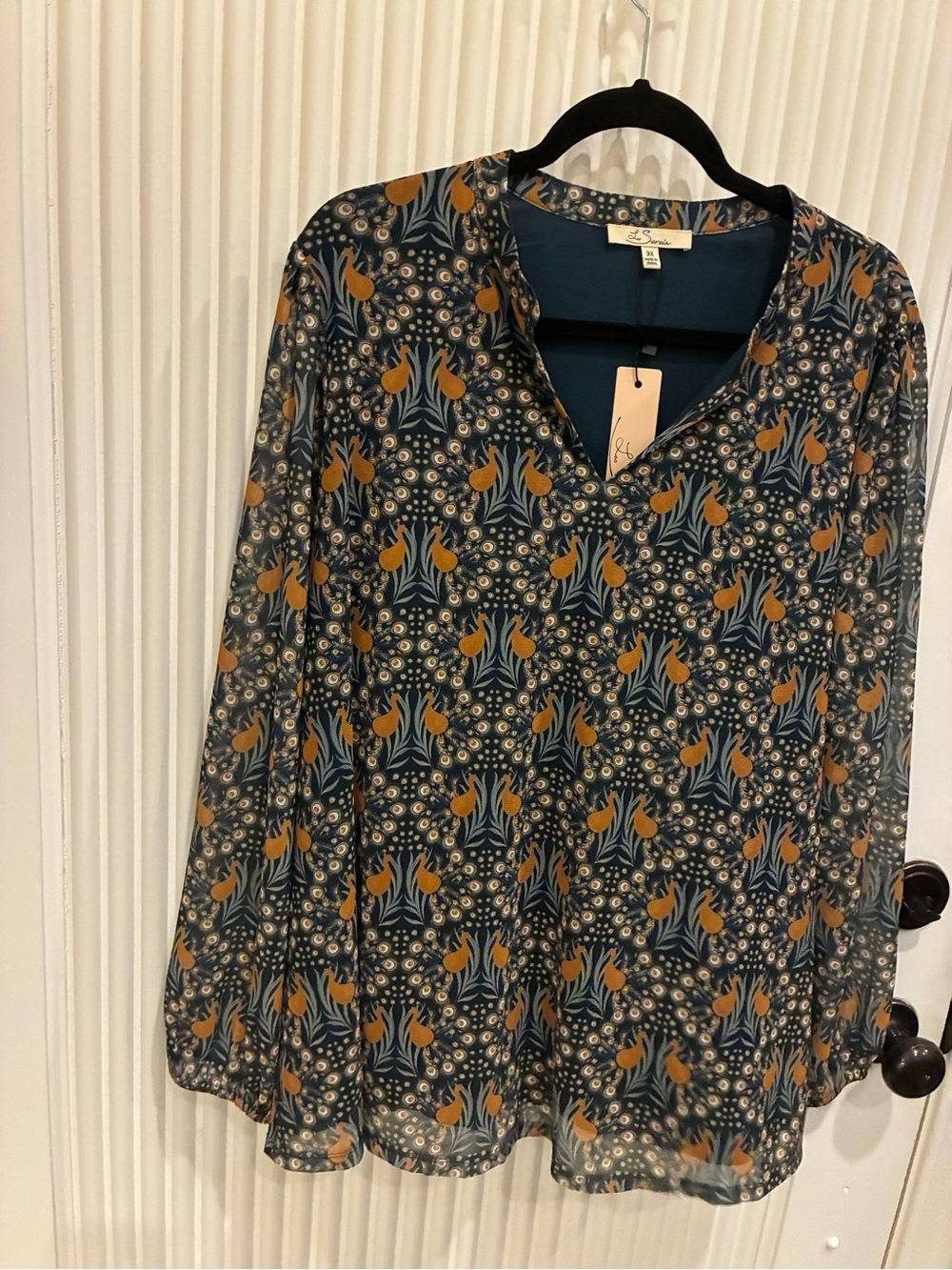 Les Serein NWT Long Sleeve Blouse Sz: 3X